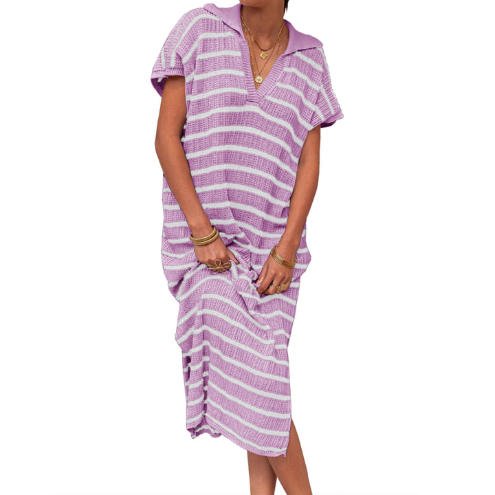ODESSA™ - Robe longue ample fendue et élégante pour l'été