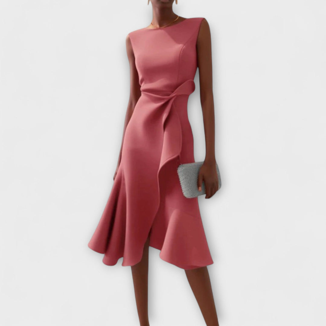 MARISSA™ – Robe portefeuille élégante sans manches