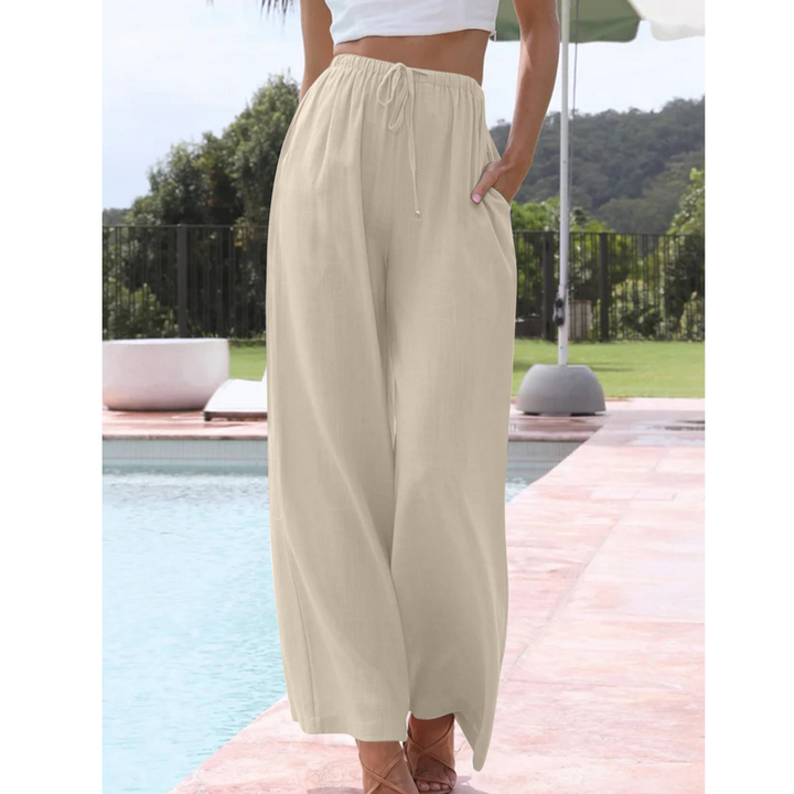 VIRENA™ – Pantalon d'été décontracté, léger et à jambes larges