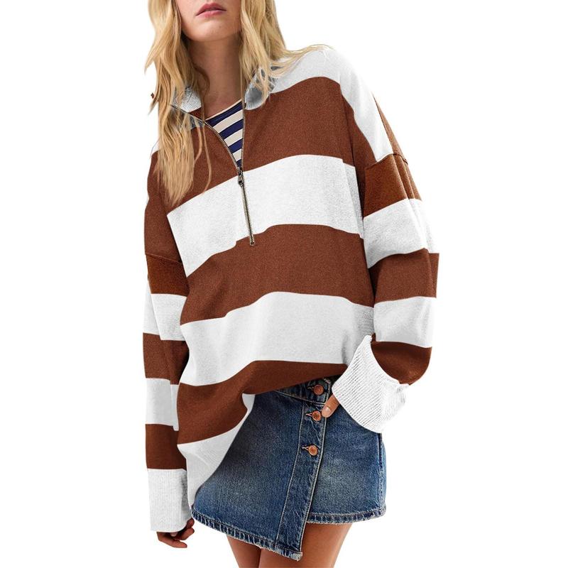 AUTUMN™ - Pull à col roulé oversize élégant avec demi-fermeture éclair