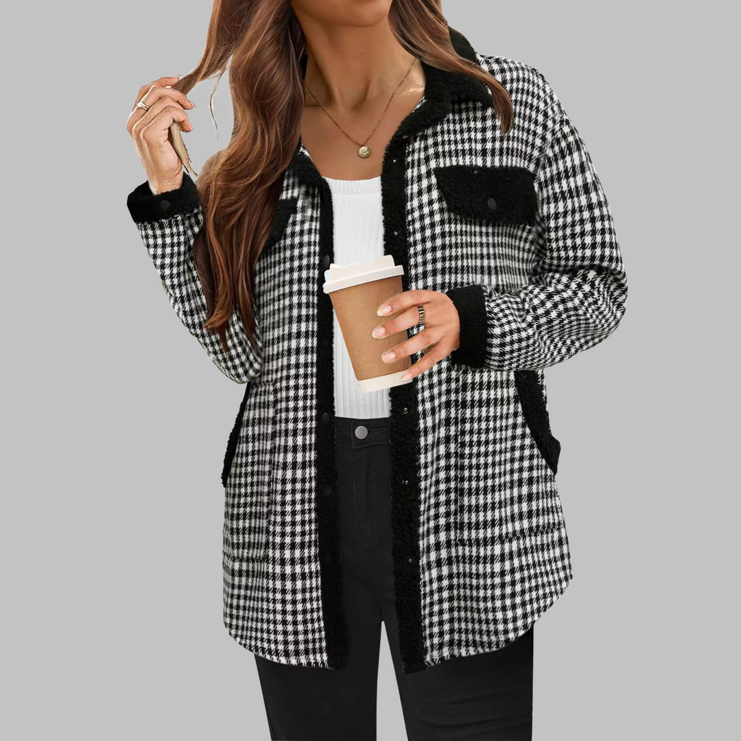 ZENY™ - Veste classique à manches longues boutonnée