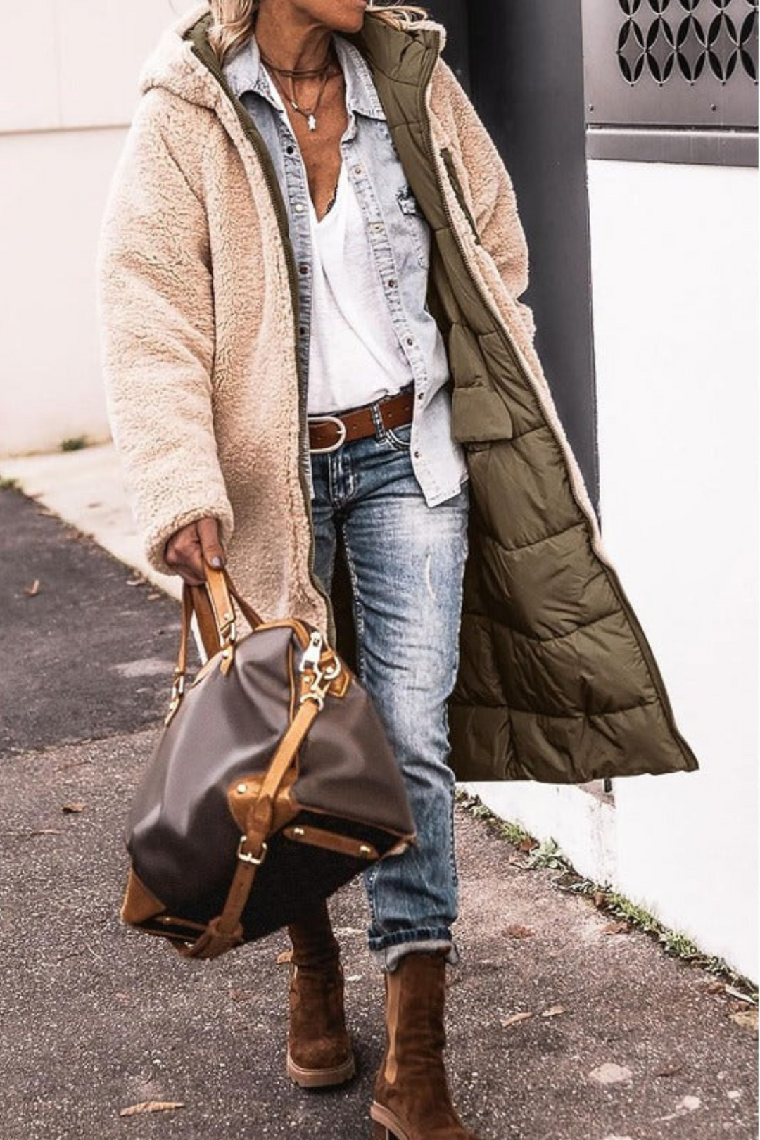 SASHA™ | Manteau réversible élégant 