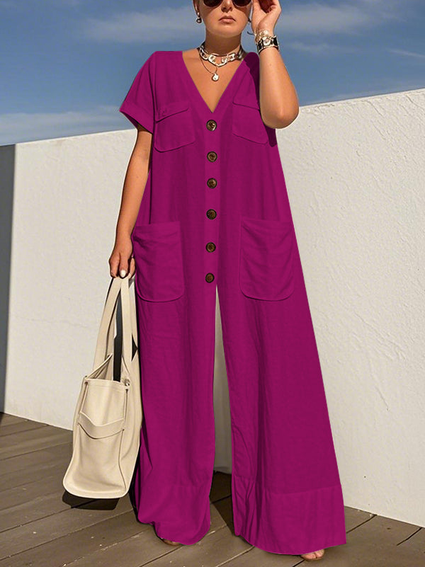 Sherry | V-Neck Jumpsuit