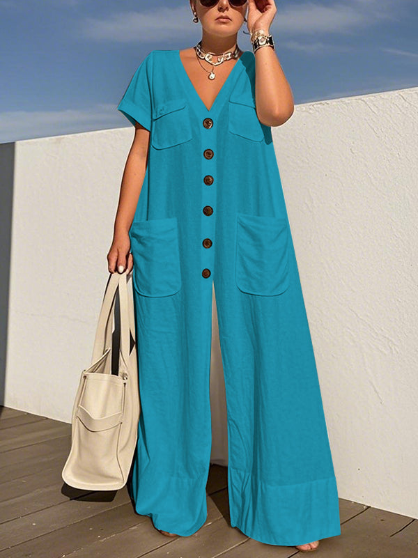 Sherry | V-Neck Jumpsuit