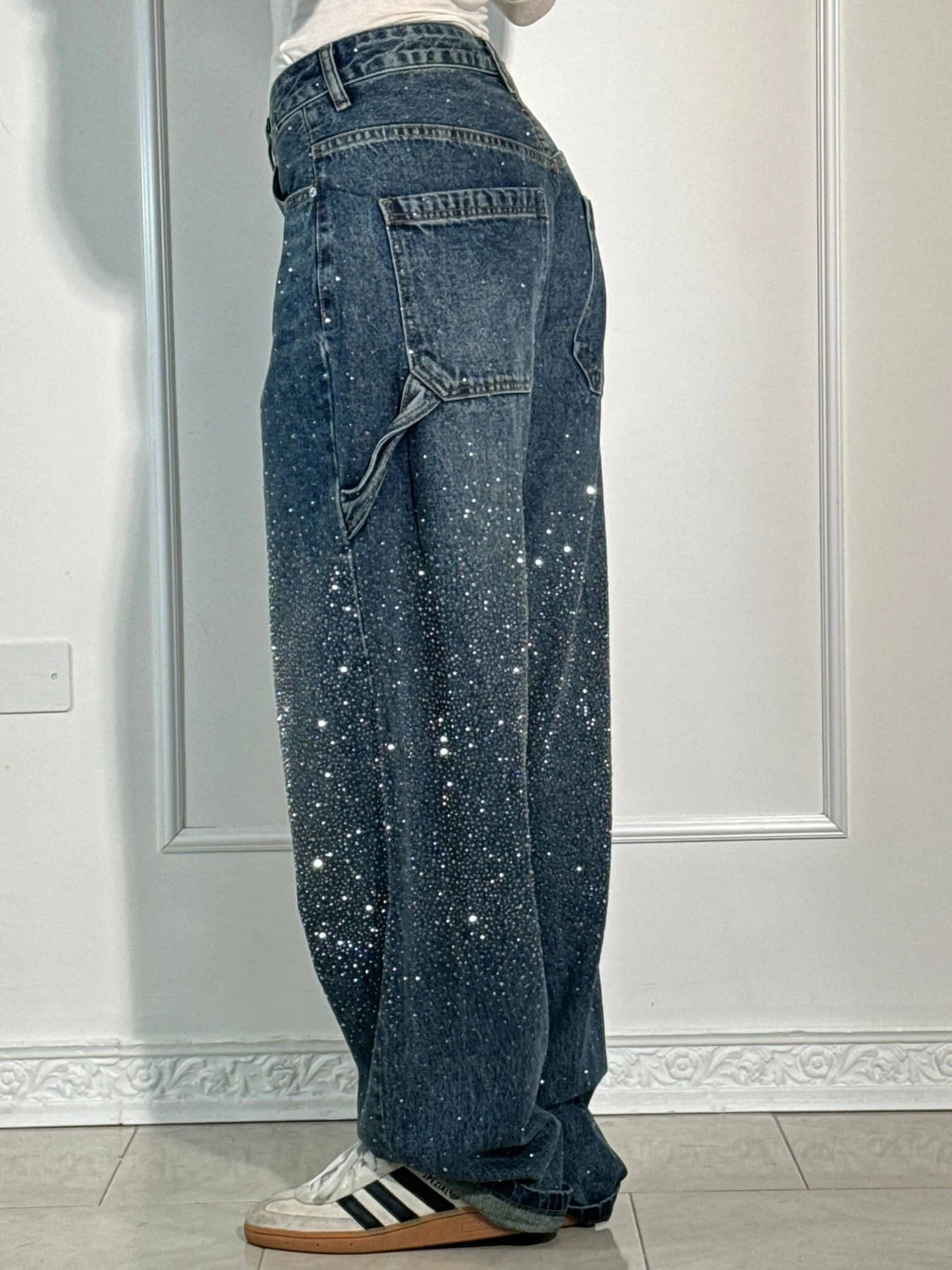 Elise | Sparkle Denim Pants