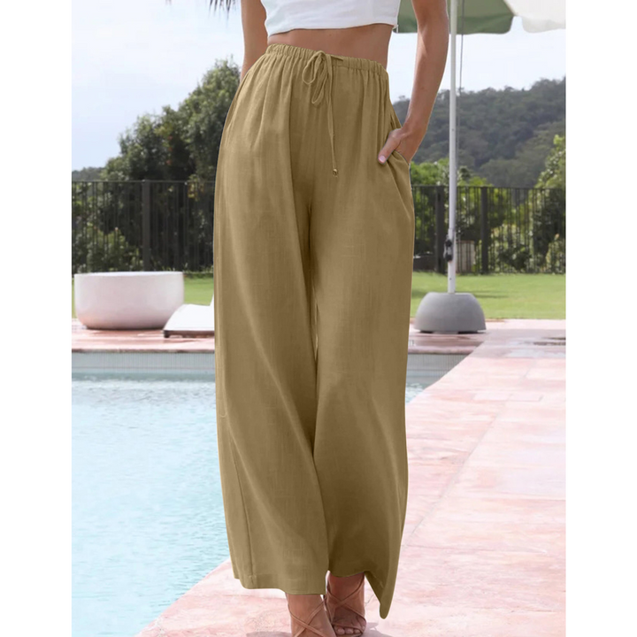 VIRENA™ – Pantalon d'été décontracté, léger et à jambes larges