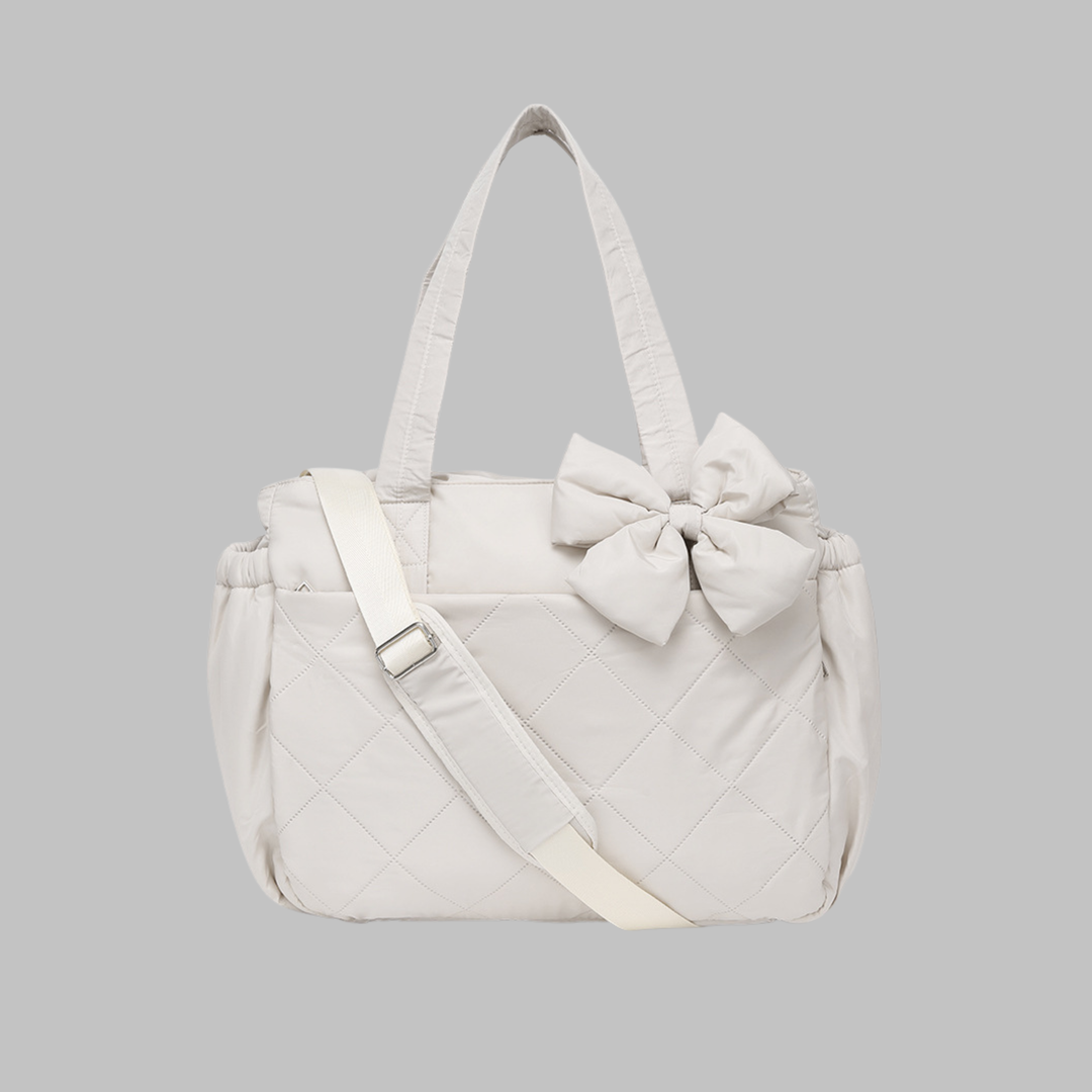 LEILANI™ - Sac à main bouffant chic avec nœud, compatible avec un ordinateur portable