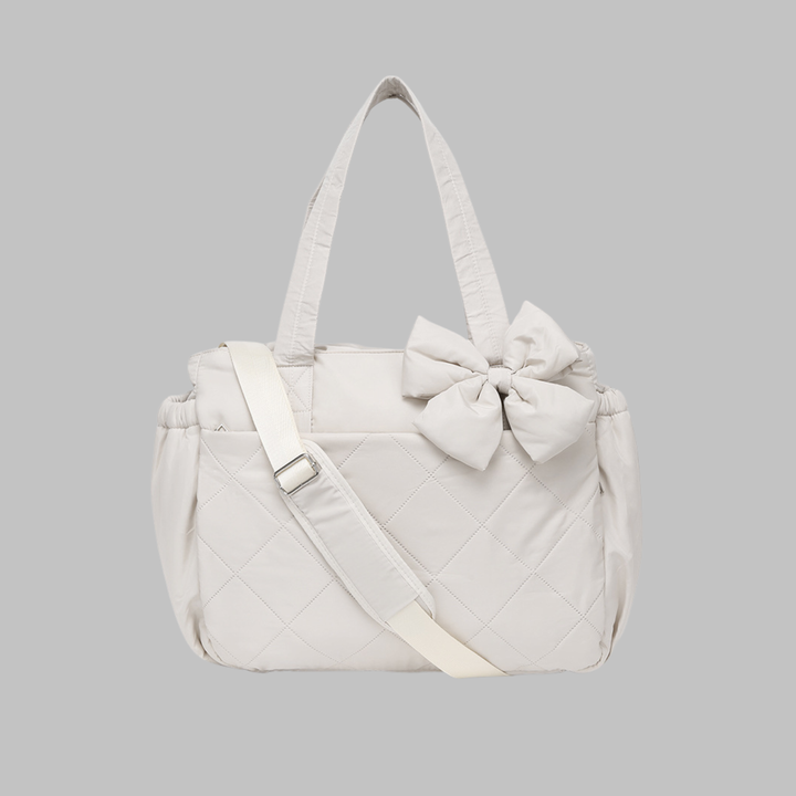 LEILANI™ - Sac à main bouffant chic avec nœud, compatible avec un ordinateur portable