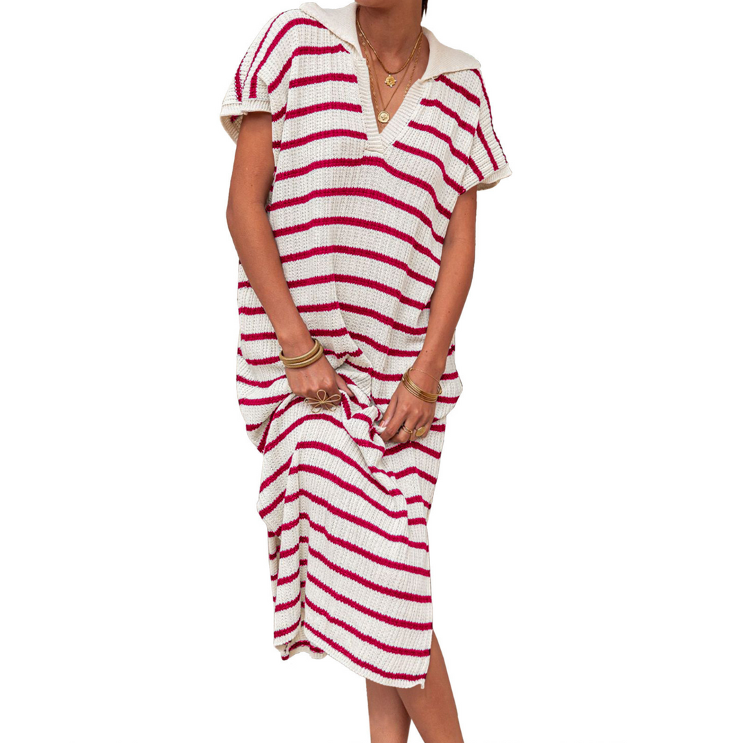 ODESSA™ - Robe longue ample fendue et élégante pour l'été