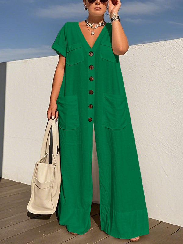 Sherry | V-Neck Jumpsuit