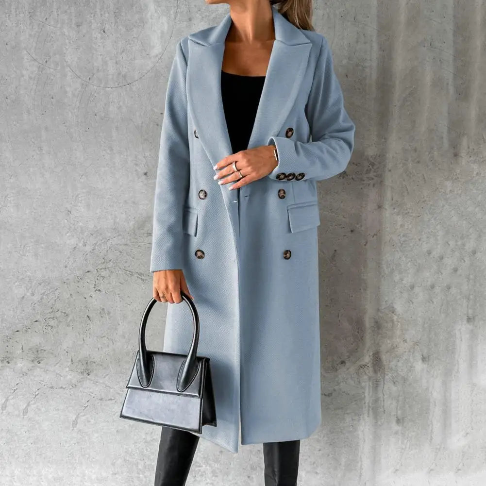ALEXA™ | Trench en laine Urban Elegance