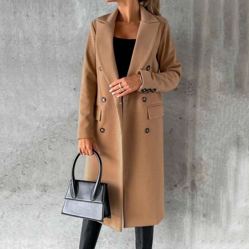 ALEXA™ | Trench en laine Urban Elegance