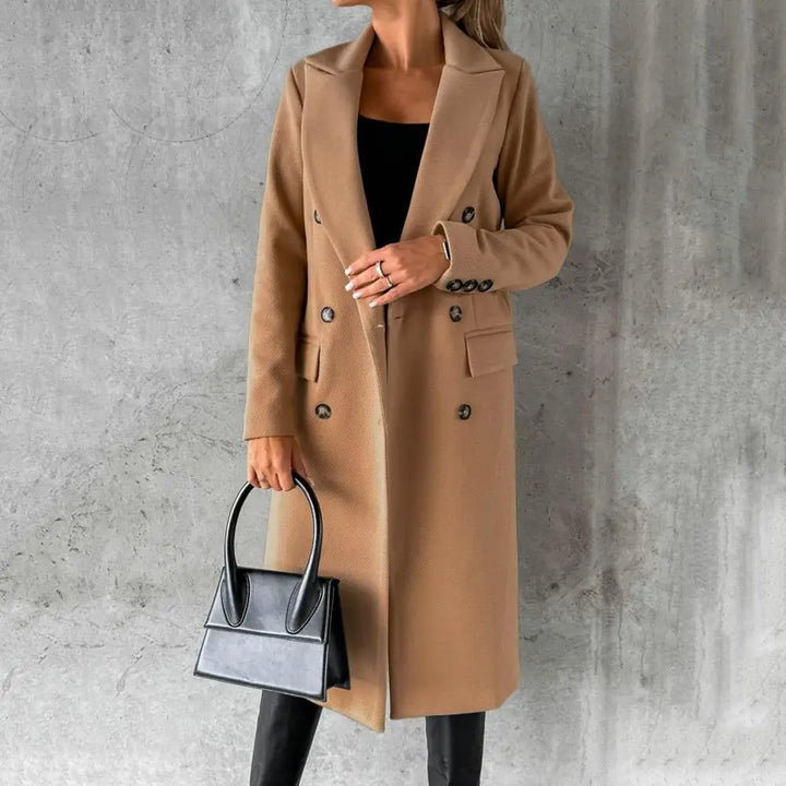 ALEXA™ | Trench en laine Urban Elegance