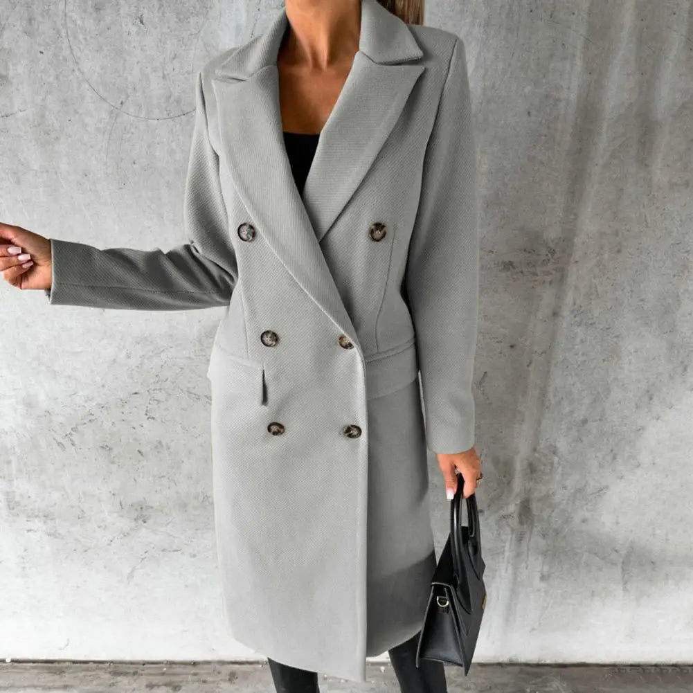 ALEXA™ | Trench en laine Urban Elegance