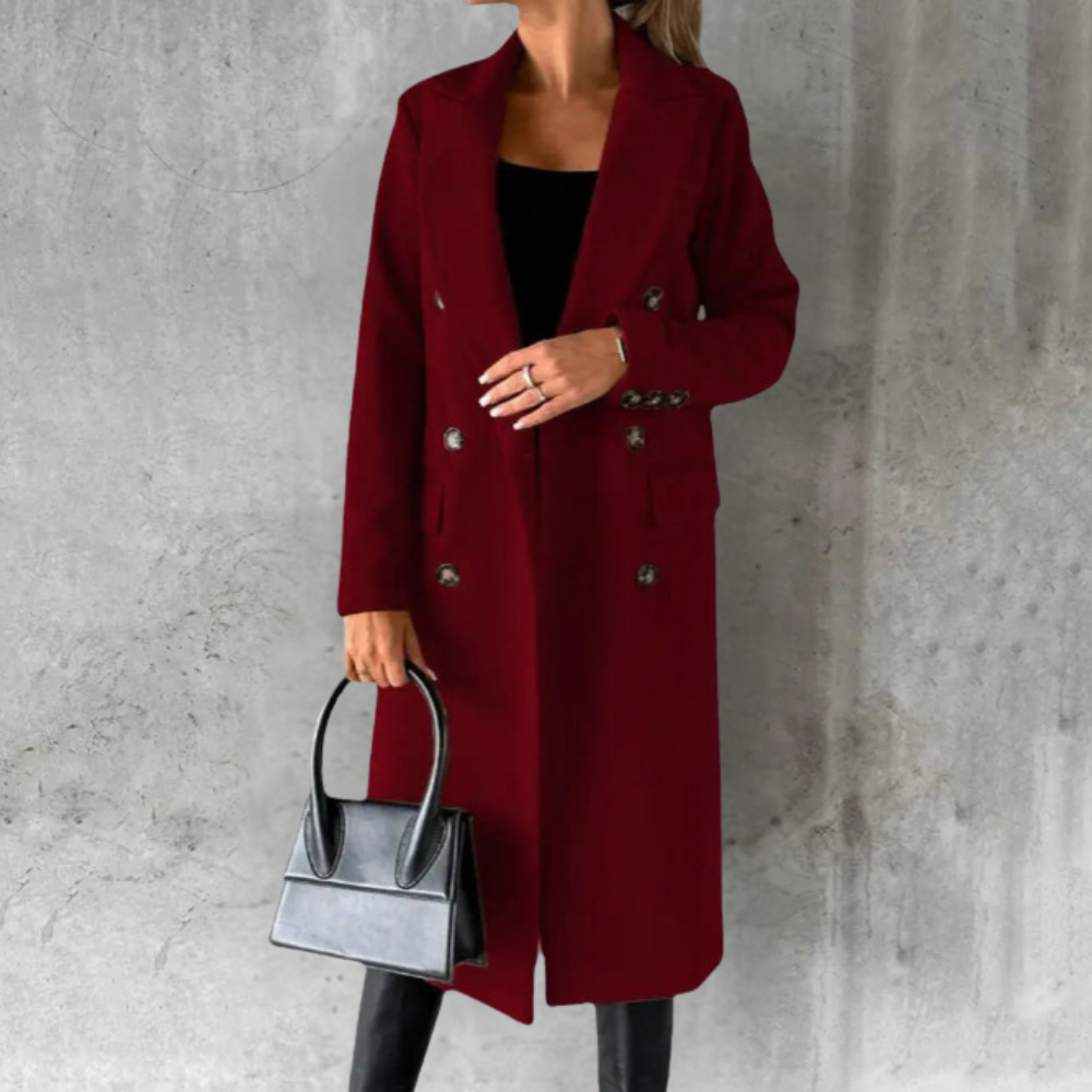 ALEXA™ | Trench en laine Urban Elegance