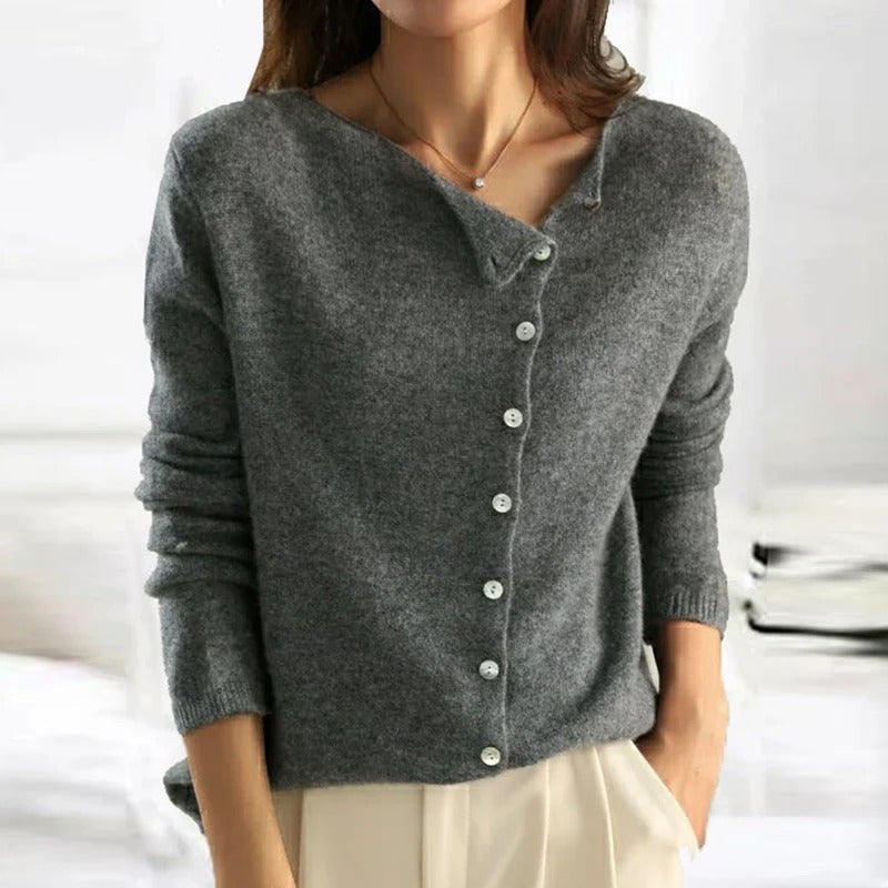 ANAIS™ | Pull boutonné de luxe