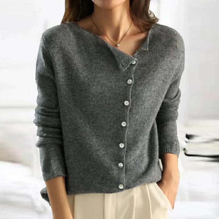 ANAIS™ | Pull boutonné de luxe