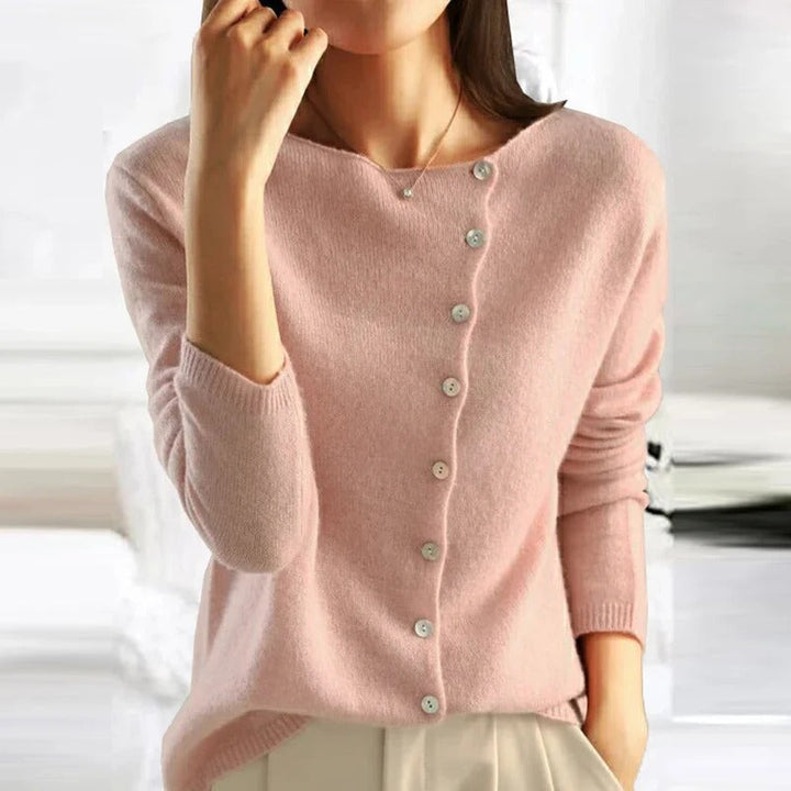 ANAIS™ | Pull boutonné de luxe