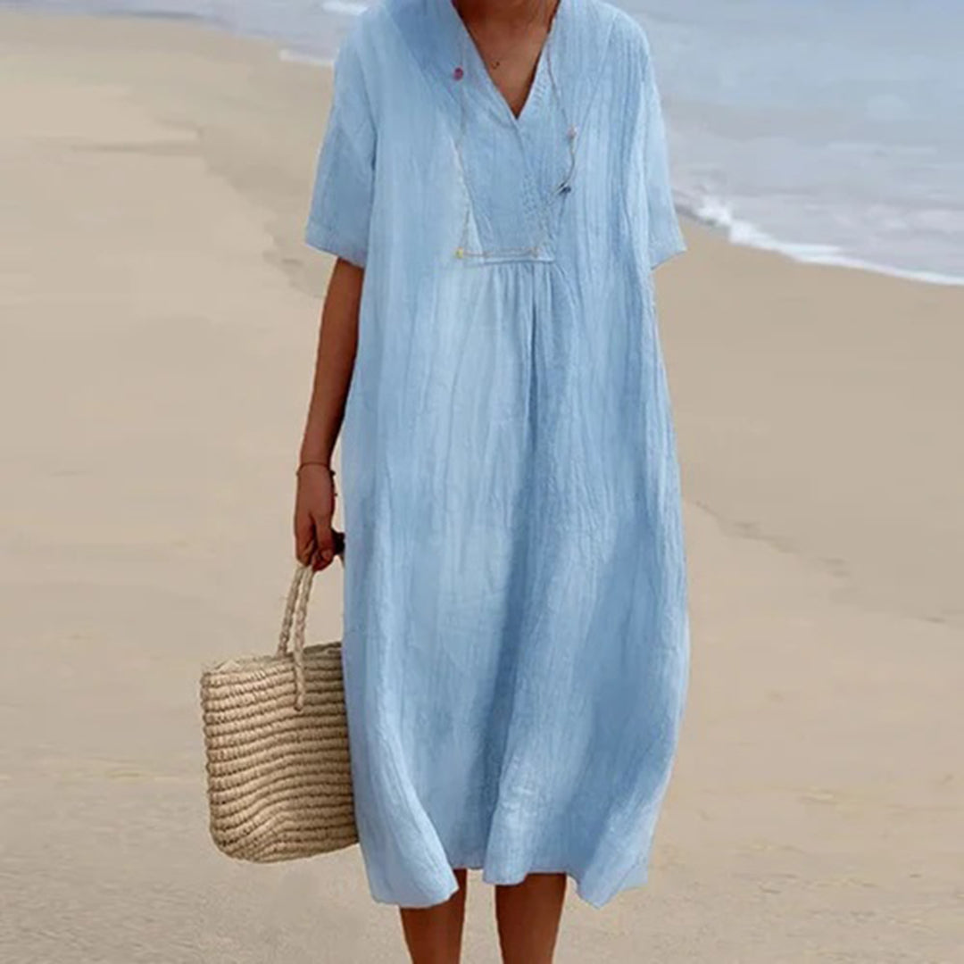 KARINA™ - Robe midi coupe décontractée