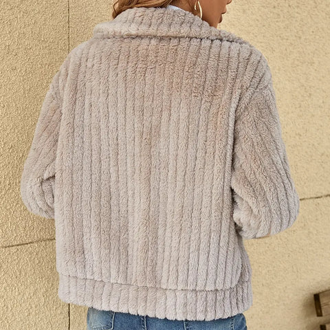 GENEVIEVE™ - Veste Sherpa élégante