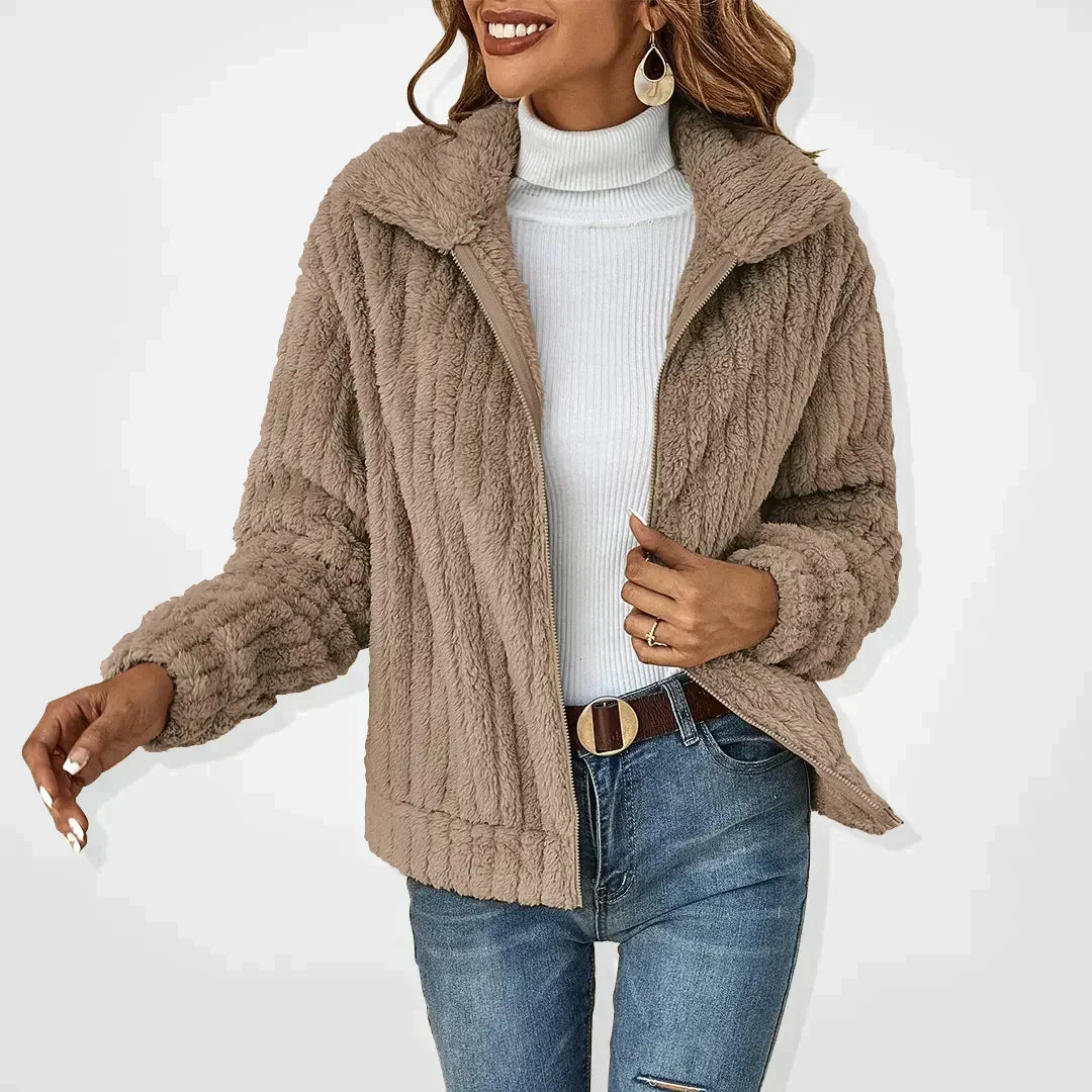 GENEVIEVE™ - Veste Sherpa élégante
