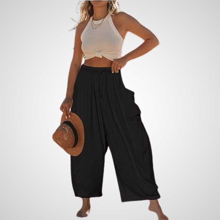 LYNNA™ – Pantalon confort à jambes larges 