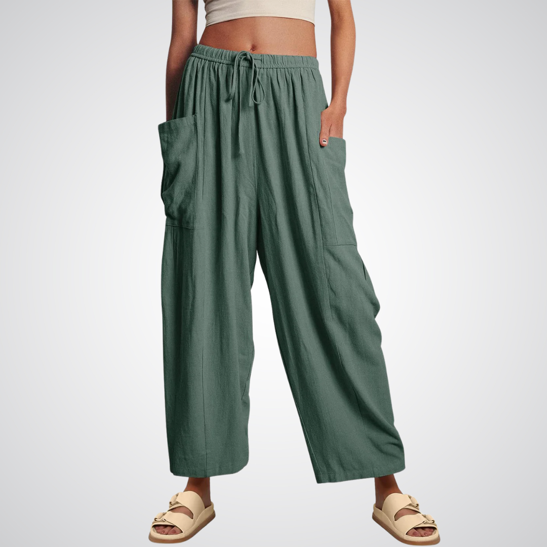 LYNNA™ – Pantalon confort à jambes larges 
