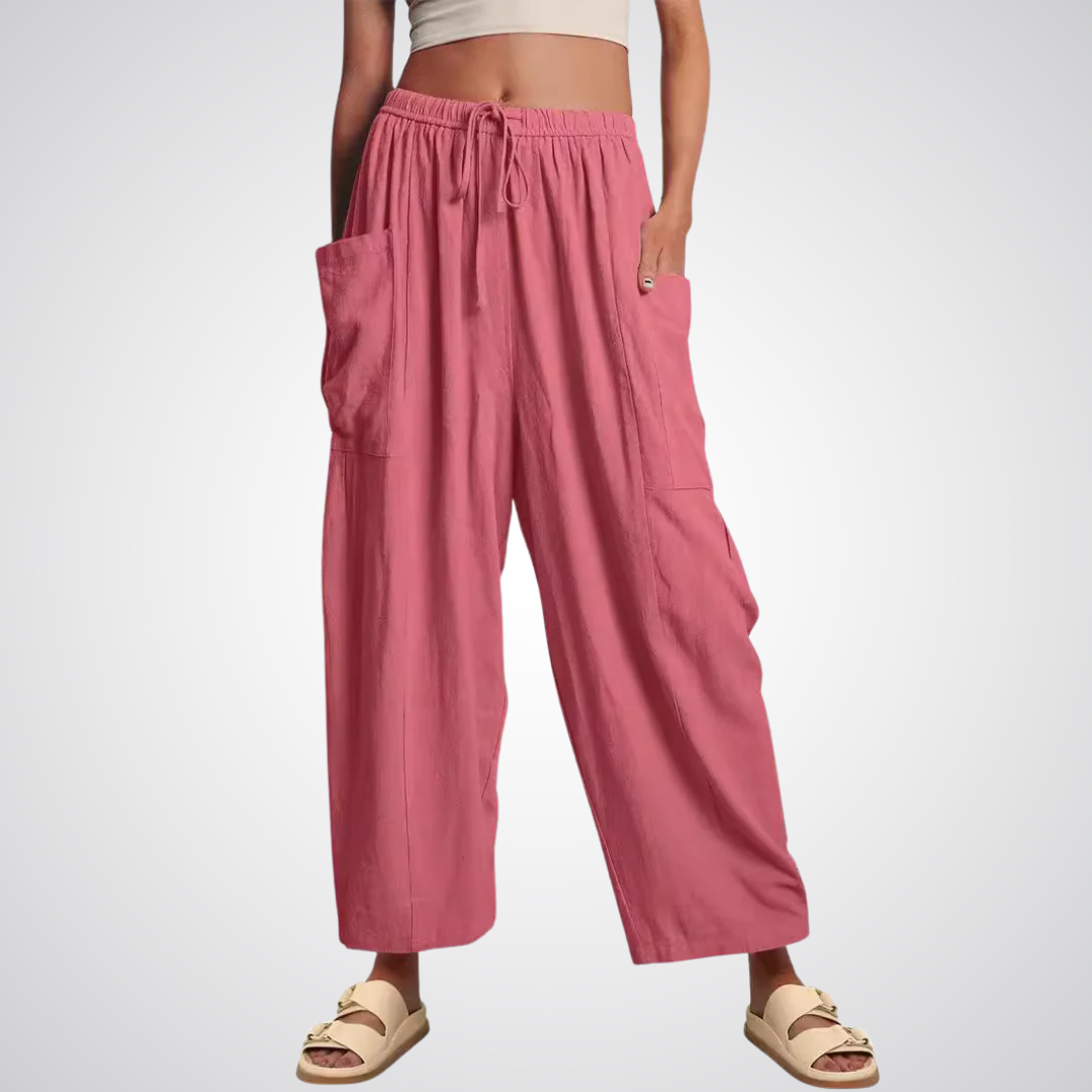 LYNNA™ – Pantalon confort à jambes larges 