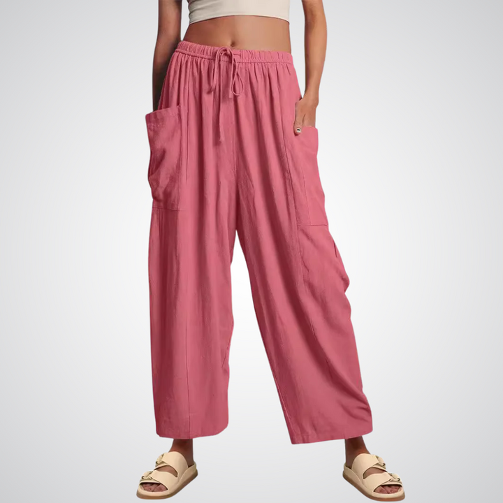 LYNNA™ – Pantalon confort à jambes larges 