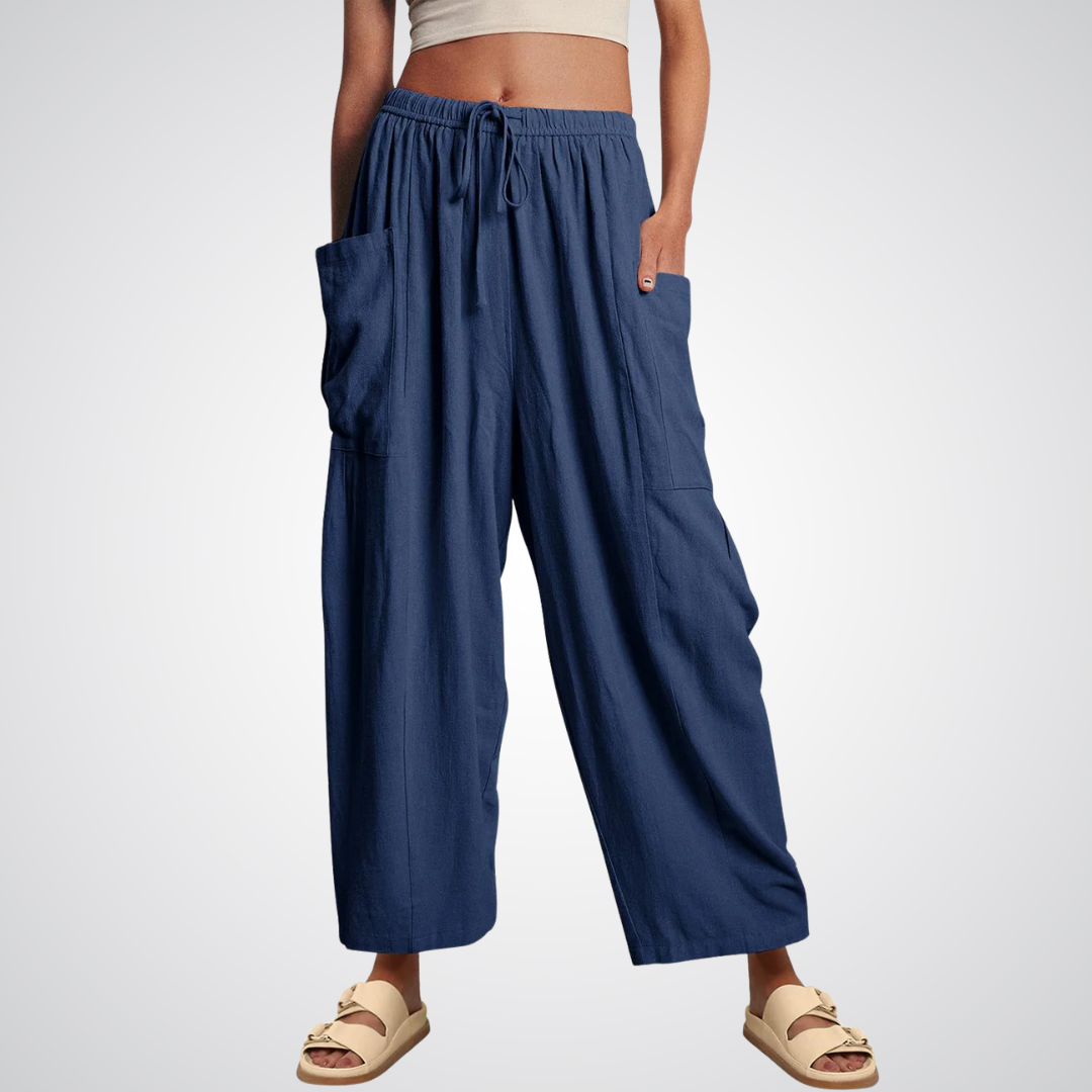 LYNNA™ – Pantalon confort à jambes larges 