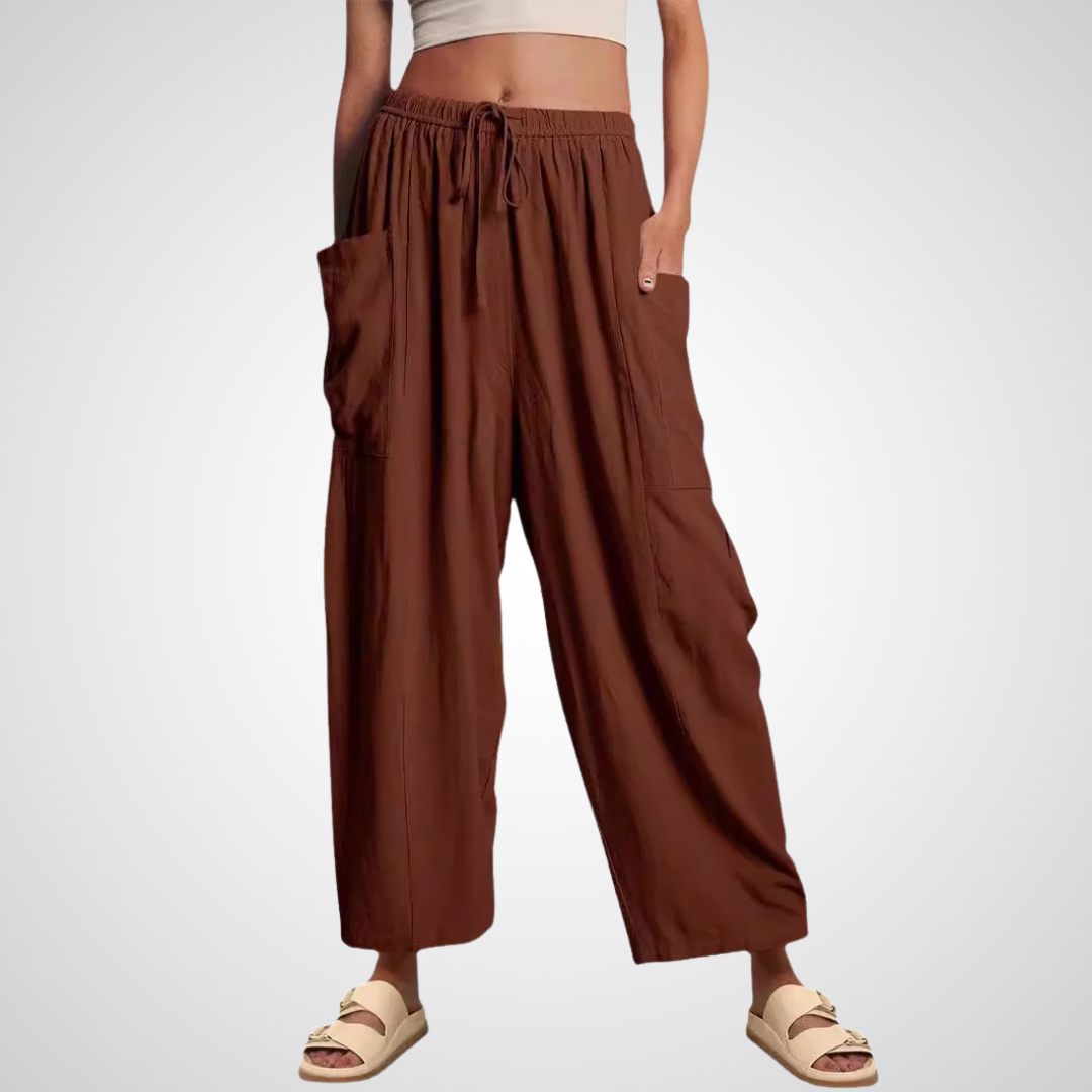 LYNNA™ – Pantalon confort à jambes larges 