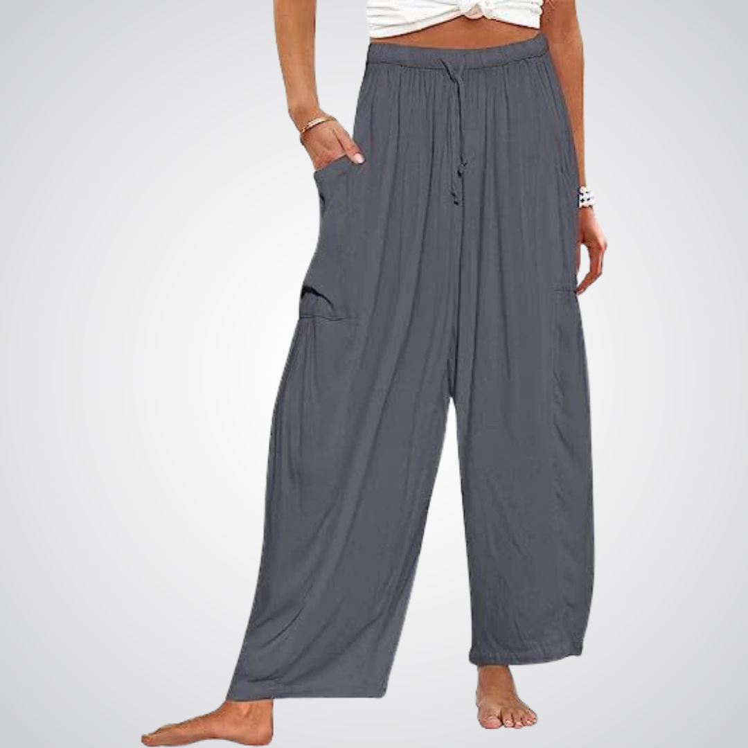 LYNNA™ – Pantalon confort à jambes larges 