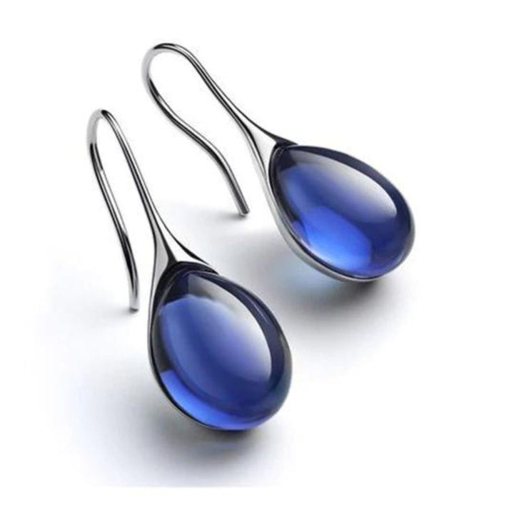 ROMY™ - Boucles d'oreilles pendantes en cristal, or et argent 