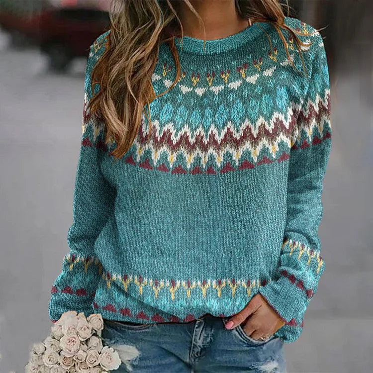 FINLEY™ | Pull en maille Boho Wave