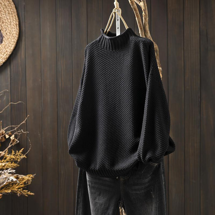 GRACE™ | Pull gaufré coupe décontractée