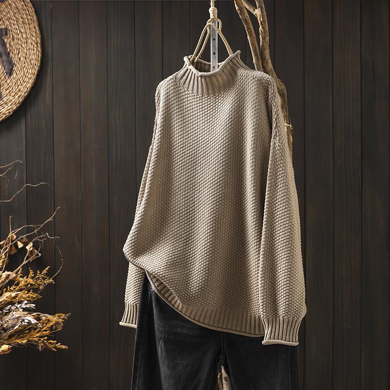 GRACE™ | Pull gaufré coupe décontractée