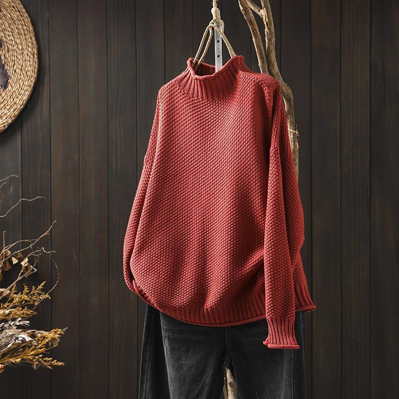 GRACE™ | Pull gaufré coupe décontractée