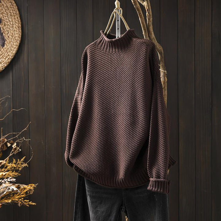 GRACE™ | Pull gaufré coupe décontractée