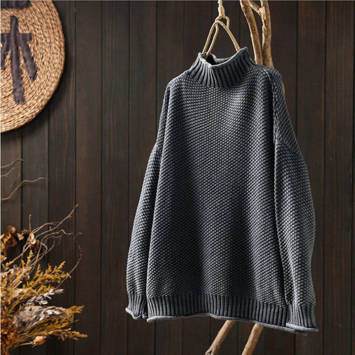 GRACE™ | Pull gaufré coupe décontractée