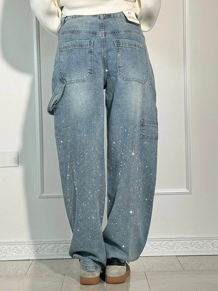 Elise | Sparkle Denim Pants