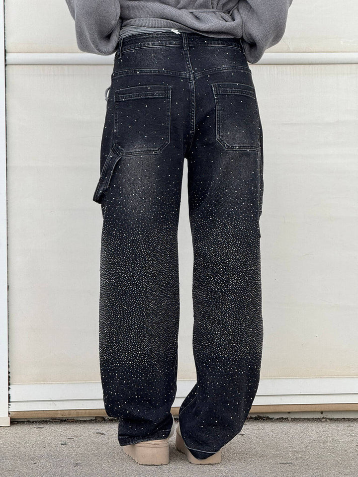 Elise | Sparkle Denim Pants