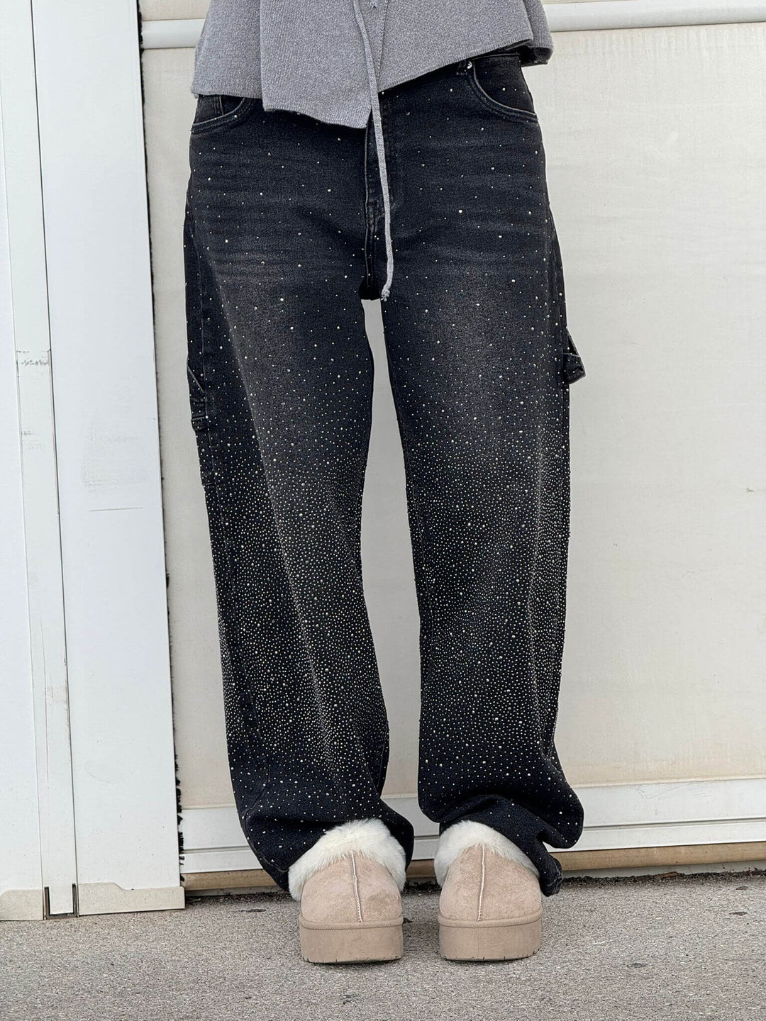 Elise | Sparkle Denim Pants