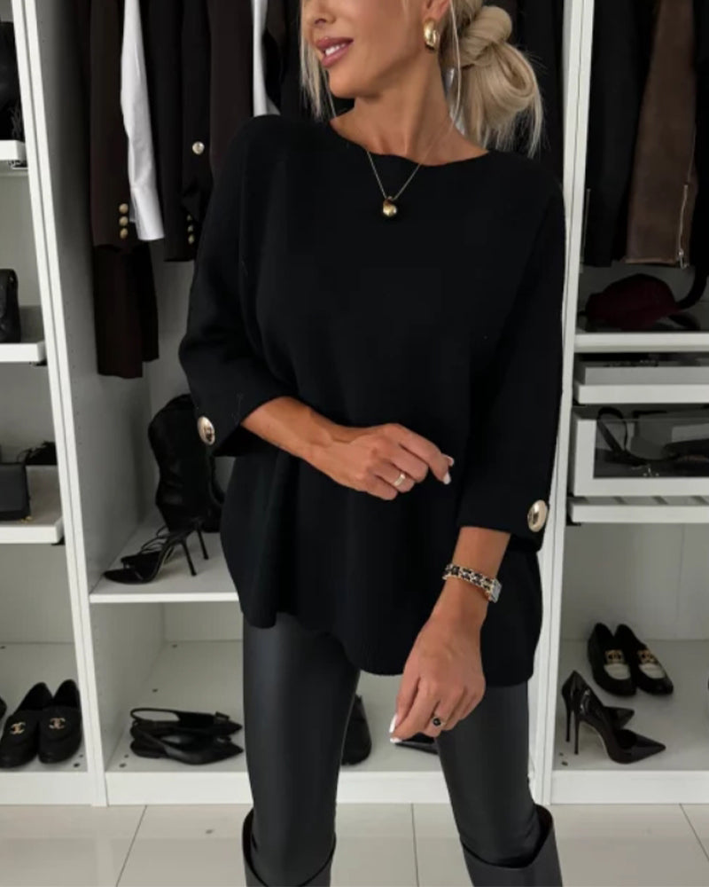 LOTTIE™ - Pull boutonné confortable 