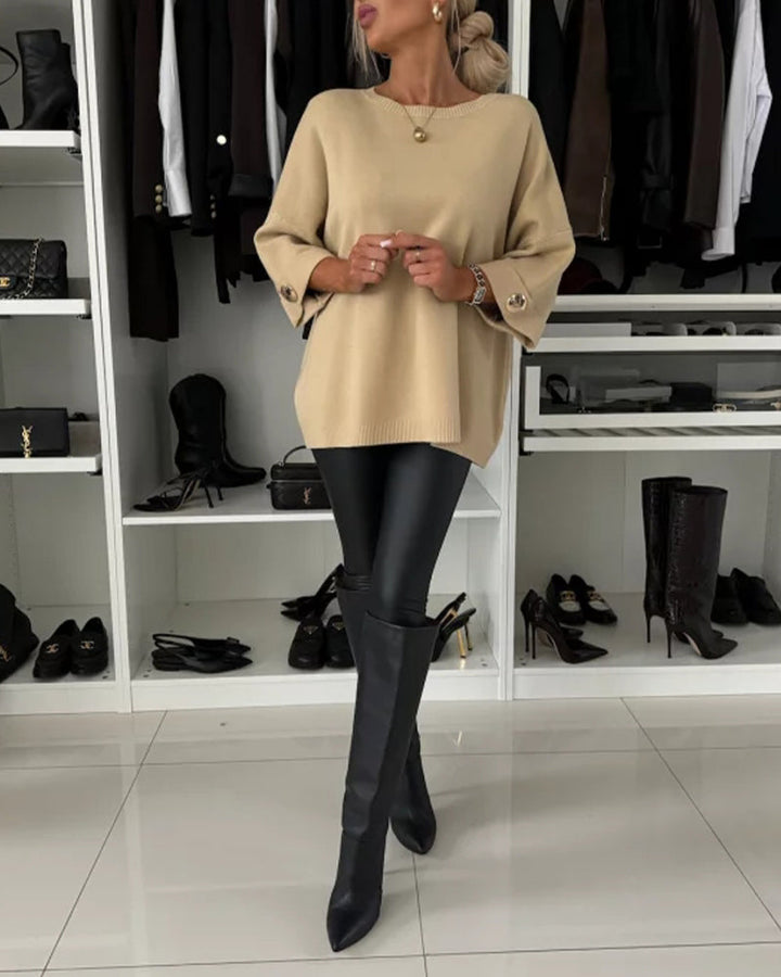 LOTTIE™ - Pull boutonné confortable 