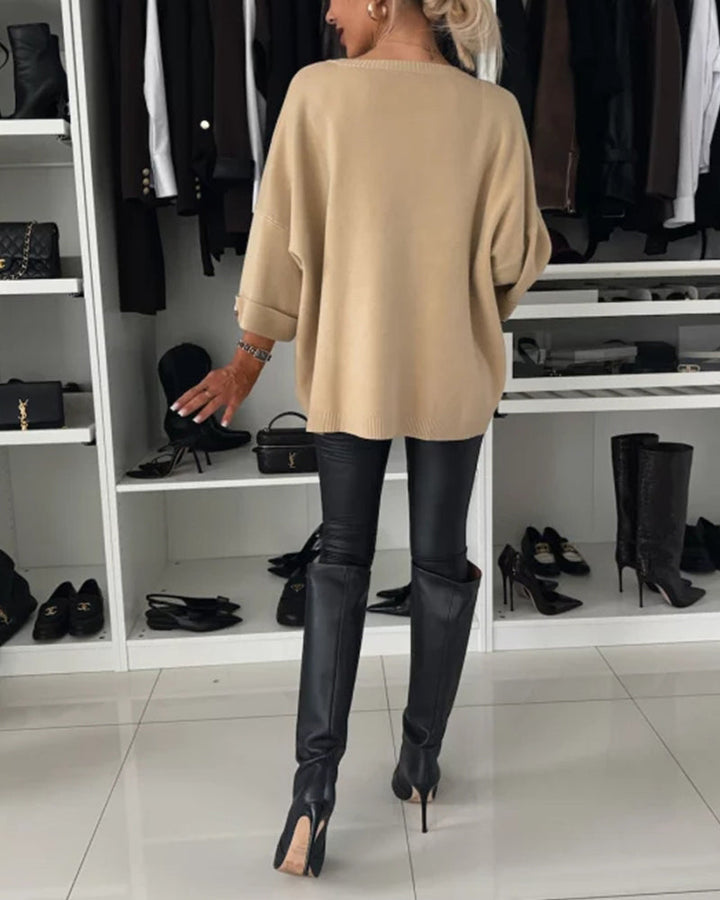 LOTTIE™ - Pull boutonné confortable 