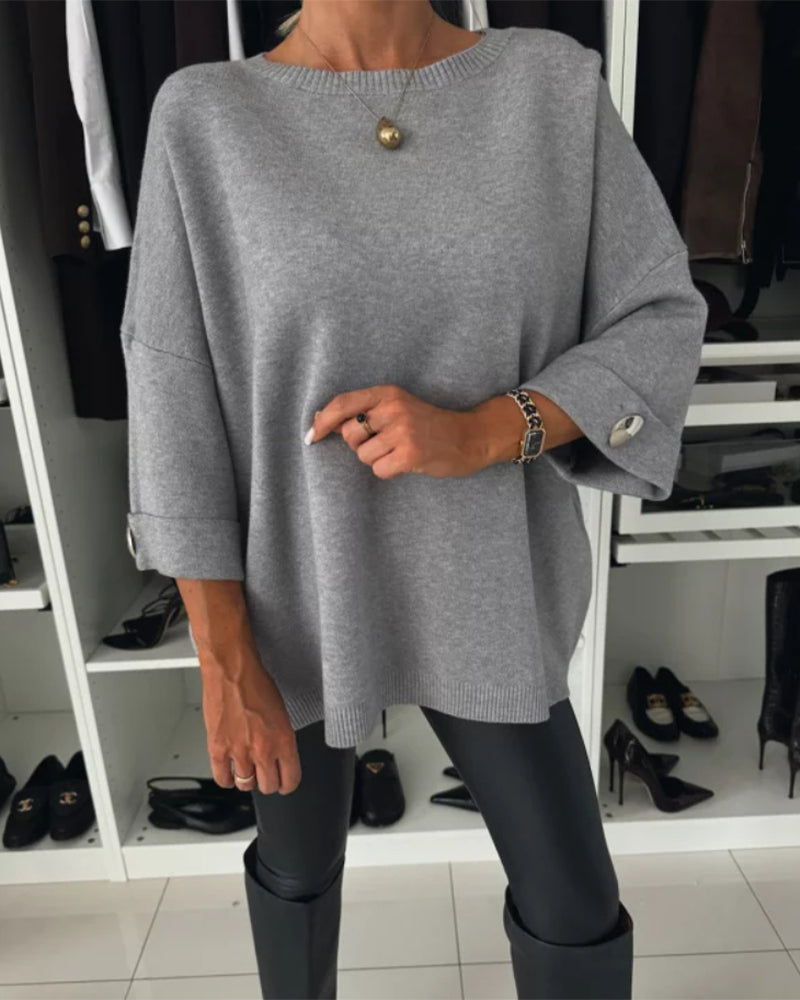 LOTTIE™ - Pull boutonné confortable 