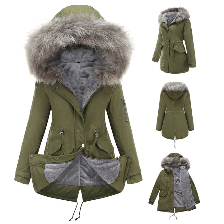 MARINA™ | Parka chaude bordée de velours 
