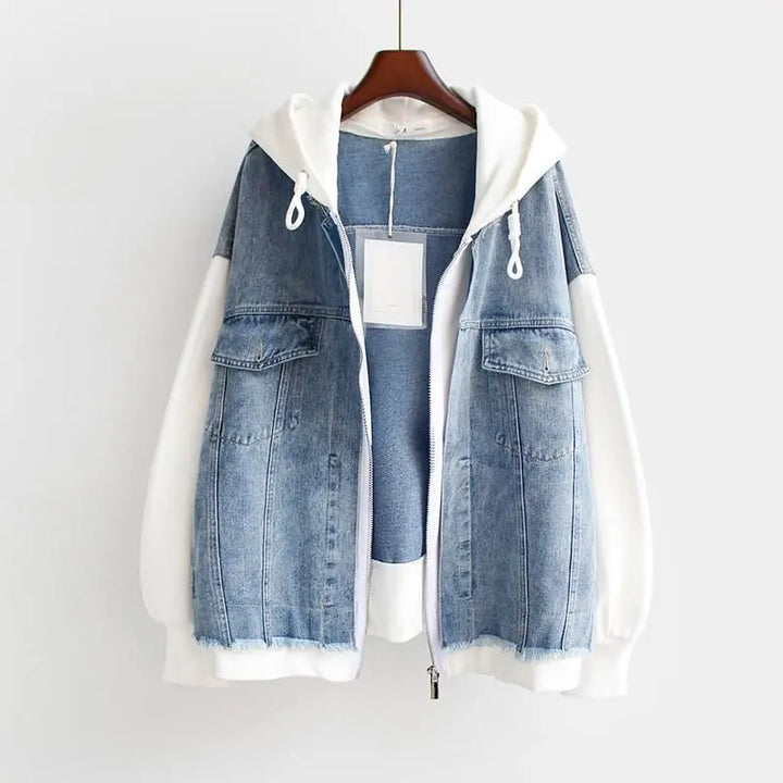 MIRA™ | Veste en jean bicolore 
