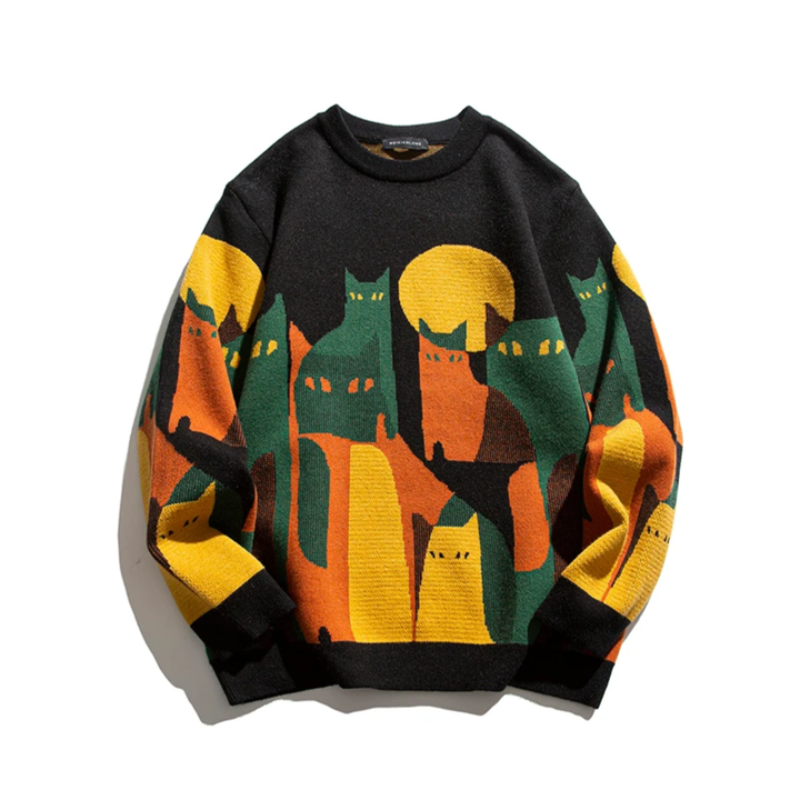 TAIGA™ - Pull unisexe à motif chat