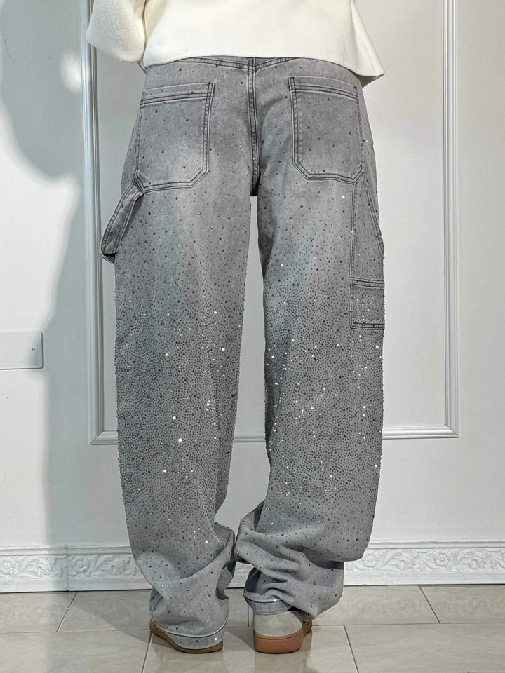 Elise | Sparkle Denim Pants